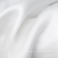 white silk wedding dress twill fabric
